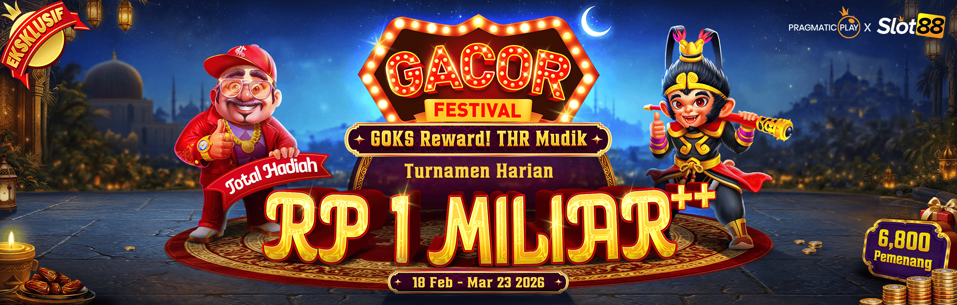 Slot Thailand X PP - GOKS REWARD! MODAL MUDIK TURNAMEN