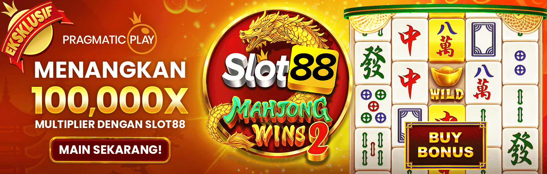 Slot Thailand X PP - Slot Thailand MAHJONG WINS 2 GAME PROMO BANNER
